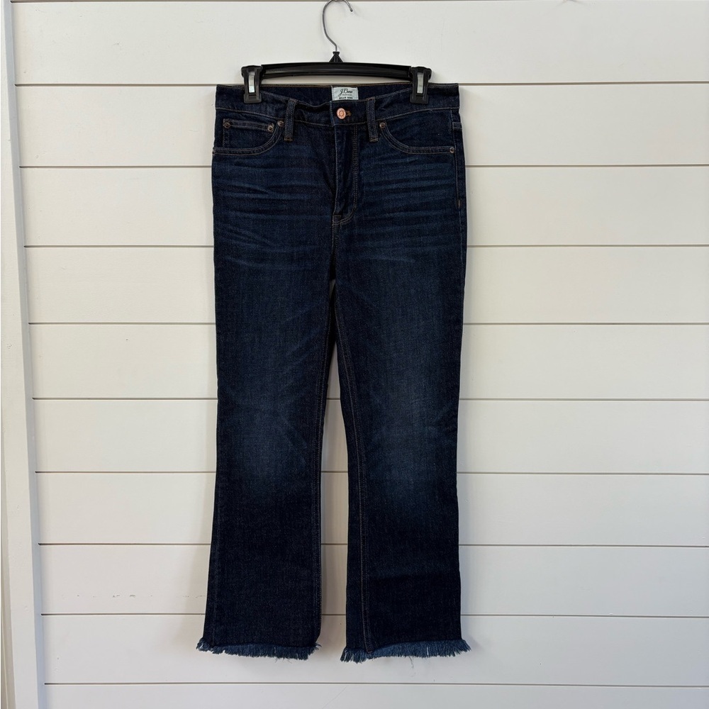 J. Crew Deep Blue Wide Leg Jeans